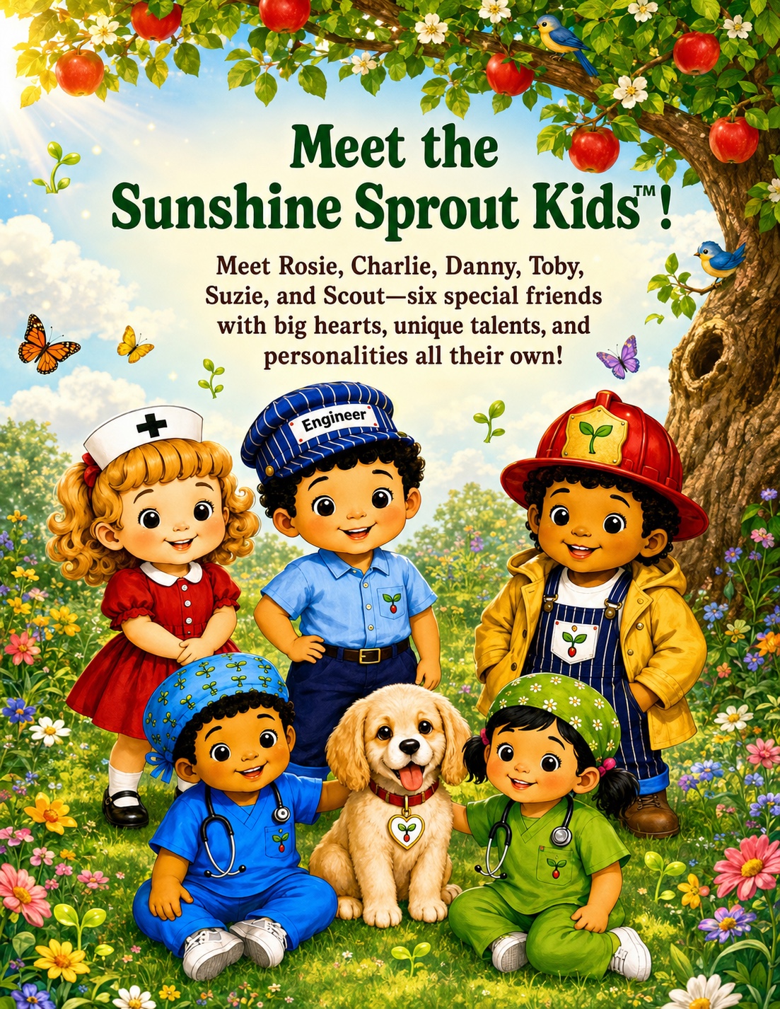 Meet the Sunshine Sprout Kids book cover